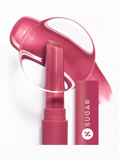 SUGAR Cosmetics Glide Peptide Plumping Gloss Stick 02 Pink Pop - 2.7 gm-image-25