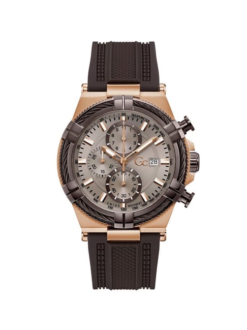 Buy Gc Z76004G7 Ironforce Chronograph Analog Watch For Men at Best