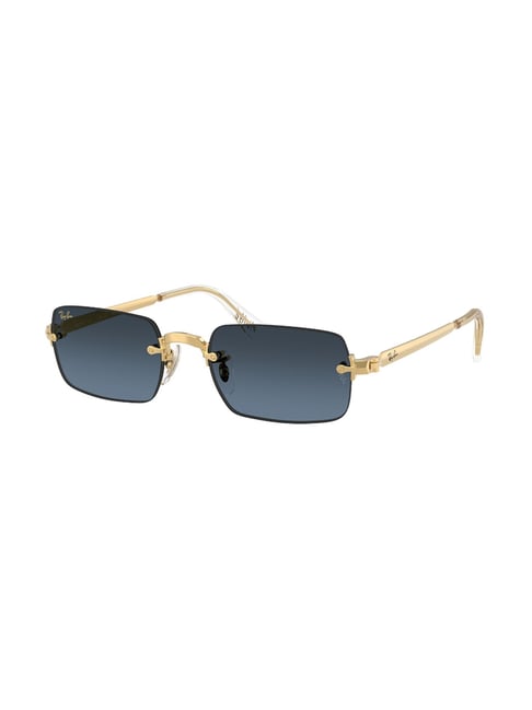 Ray-Ban Blue Gradient Rectangular Unisex Sunglasses-picture-16