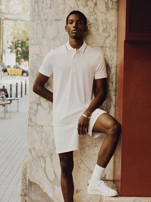 Lacoste White Regular Fit Polo T-Shirt-picture-19