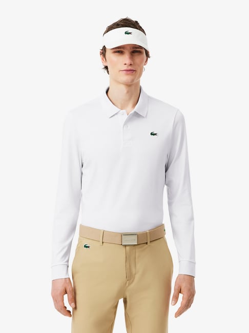 Lacoste White Regular Fit Polo T-Shirt-picture-15