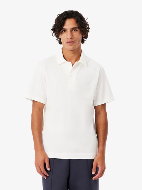 Lacoste White Regular Fit Polo T-shirt-picture-16