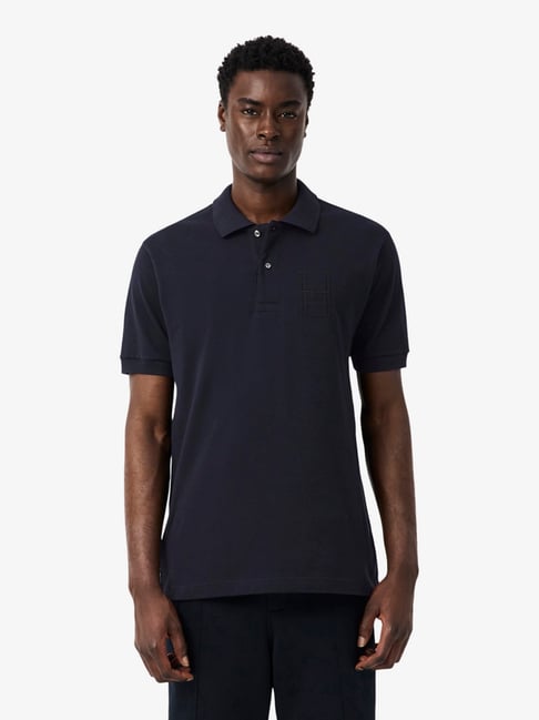 Lacoste Black Regular Fit Polo T-shirt-picture-34