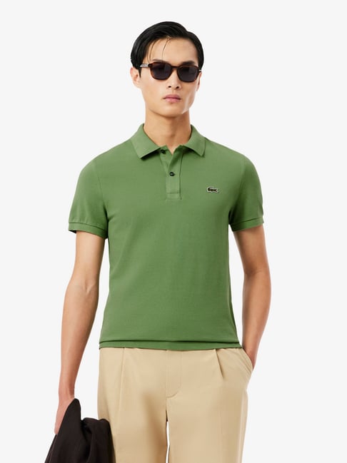 Lacoste Green Slim Fit Polo T-Shirt-picture-33
