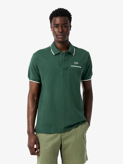Lacoste Green Regular Fit Polo T-Shirt-picture-20