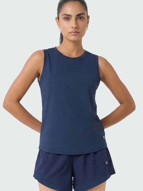Enamor Active Tank Top Slim Fit Sleeveless Round Neck - A318-picture-28