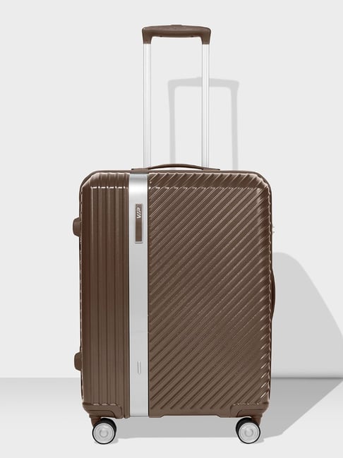 VIP Brown Barclay Striped Medium Hard Sided Checked Luggage-picture-47