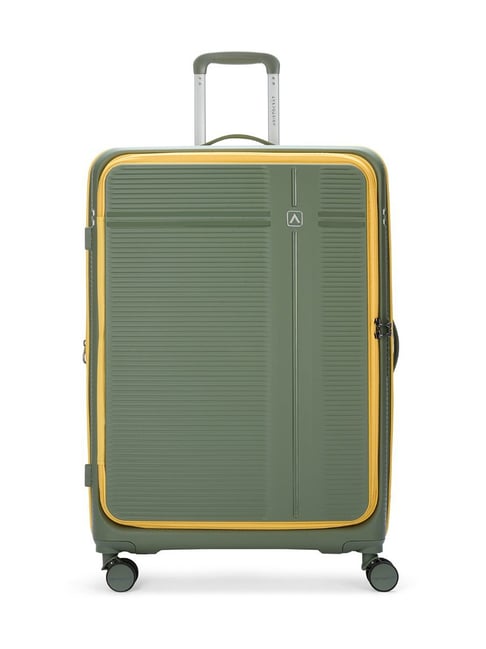 Aristocrat Green Solana Large Hard Sided Checked Luggage-picture-13