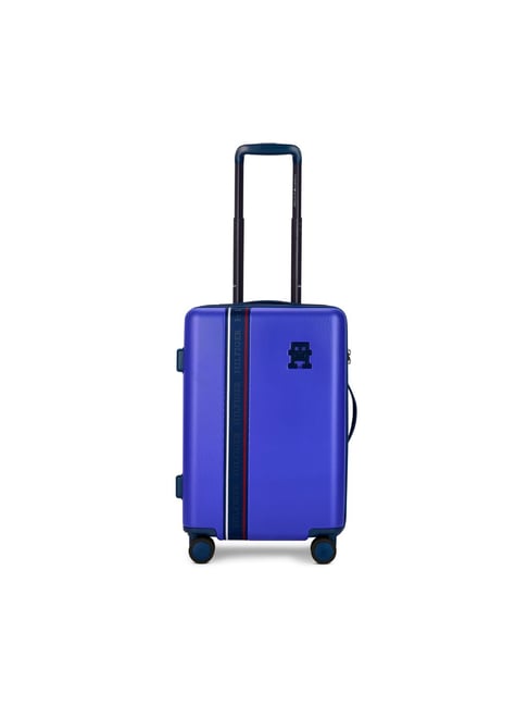 TOMMY HILFIGER Wedge Blue Edison Small Hard Sided Cabin Trolley-picture-46