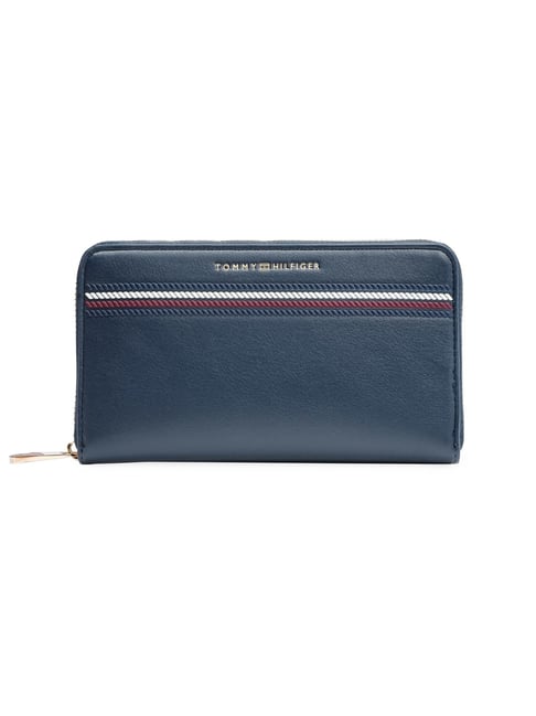 TOMMY HILFIGER Navy Amalfi Zip Around Wallet