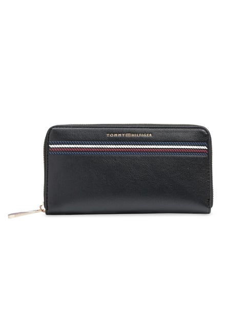 TOMMY HILFIGER Black Amalfi Zip Around Wallet