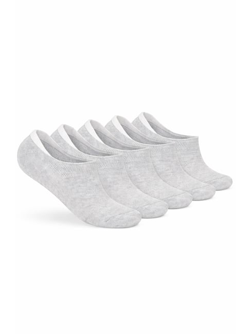 Teakwood Leathers Grey Ankle Length Socks - Pair of 5-picture-17