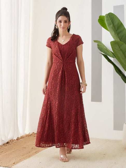latin quarters red dress Buy Latin Quarters Red Lace Above Knee Dress for Women Online @ Tata CLiQ