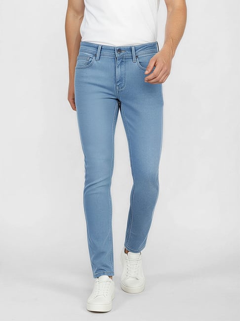 r&b light blue regular fit jeans