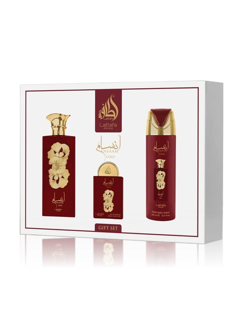Buy Lattafa Pride Ansaam Gold Gift Set for Online @ Tata CLiQ