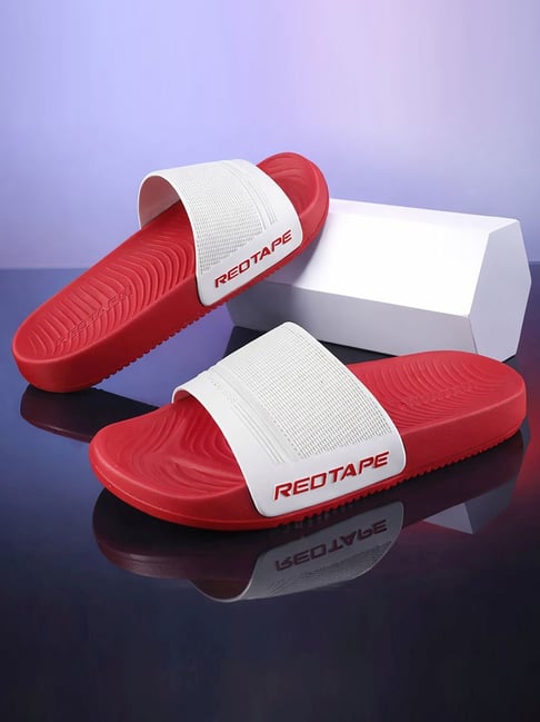 red tape men's white eva comfort casual sandals