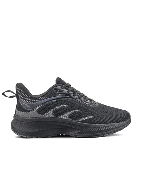 Asian Men's HYPERCUSHION-01 Full Black Running Shoes-picture-34