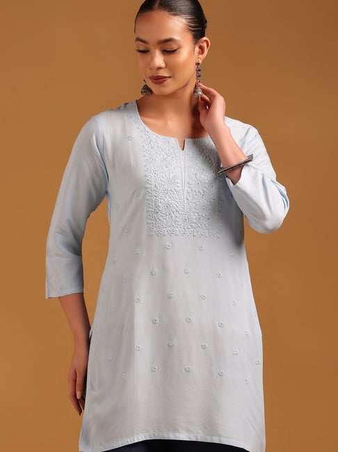 Soch Blue Rayon Tunic-picture-24