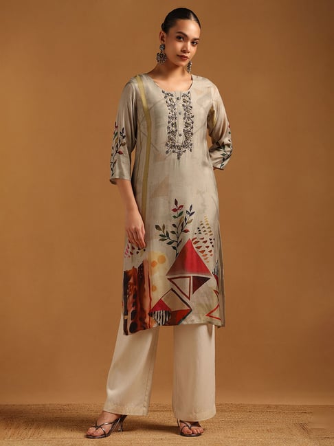 Soch Grey Kurta-picture-19