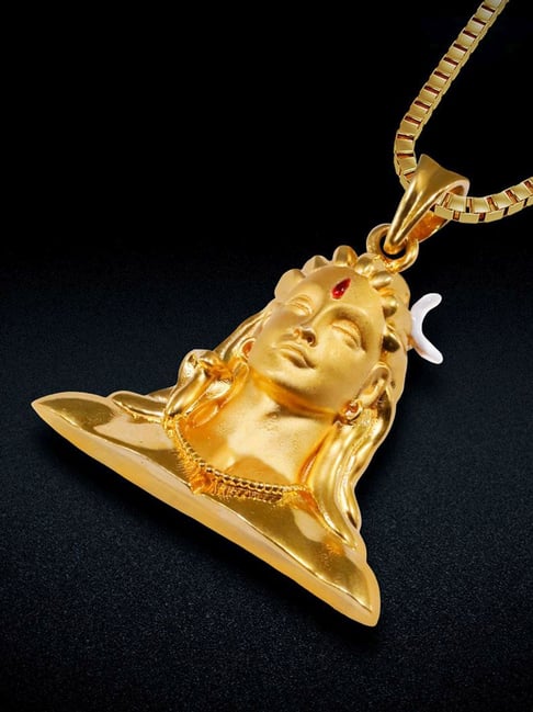 Joyalukkas 22k (916) Yellow Gold Mystic Esha Pendant for Men-picture-47
