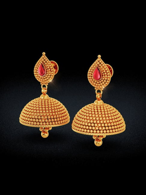 Joyalukkas 22k (916) Yellow Gold Earrings for Women-picture-34