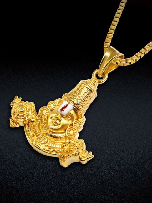 Joyalukkas 22k (916) Yellow Gold Shree Balaji Shine Pendant for Men-picture-33