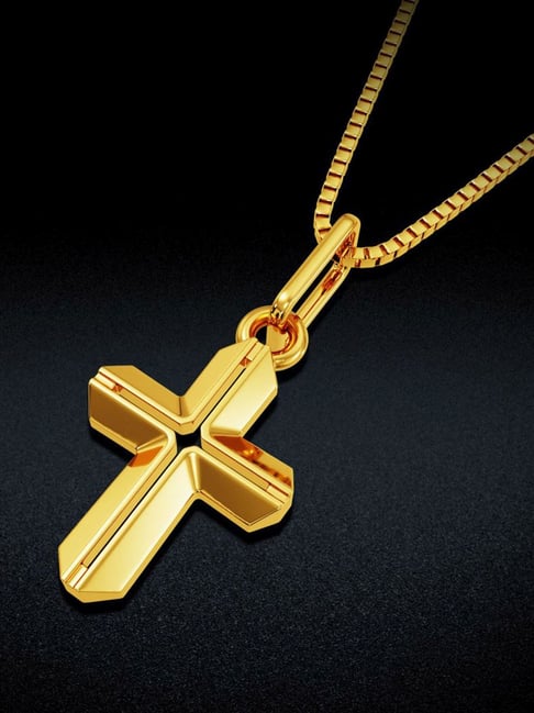 Joyalukkas 22k (916) Yellow Gold Holy Cross Pendant for Women-picture-26