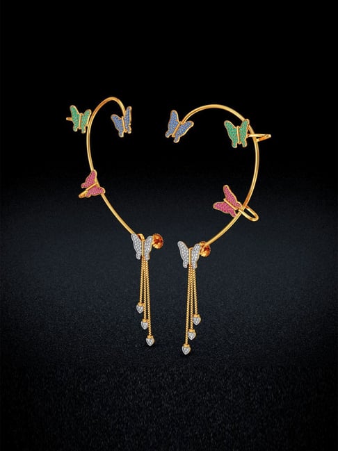 Joyalukkas 22k (916) Yellow Gold Earrings for Women-picture-17