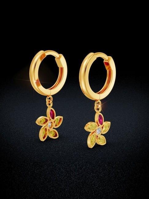 Joyalukkas 22k (916) Yellow Gold Earrings for Women-picture-48