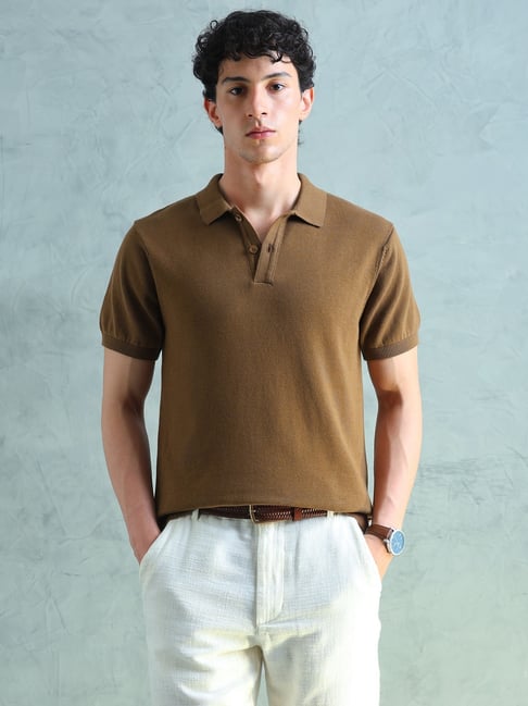 Arrow Sport Brown Regular Fit Shirt-picture-27