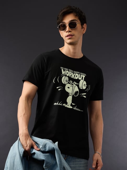 The Souled Store Peanuts Works Out T-Shirts-picture-14