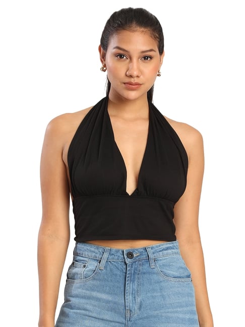 Shop Halter Neck Tops Online | Tata CLiQ Fashion