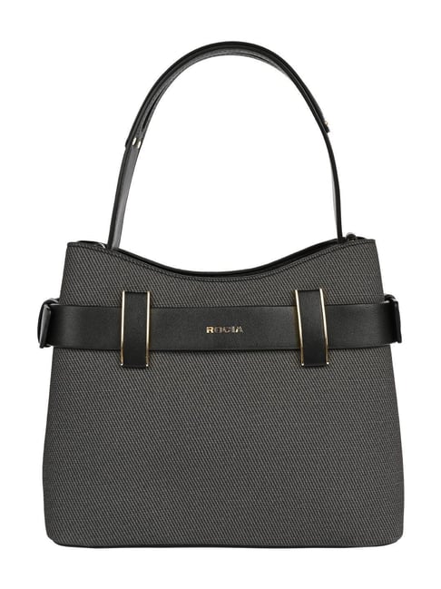 rocia black perfect day medium satchel