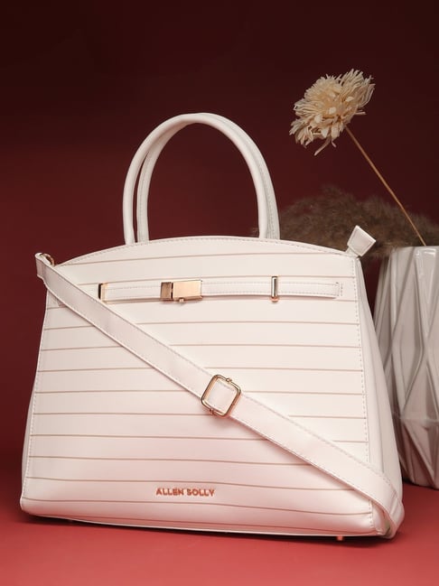 allen solly Women White Formal Handbag-picture-35