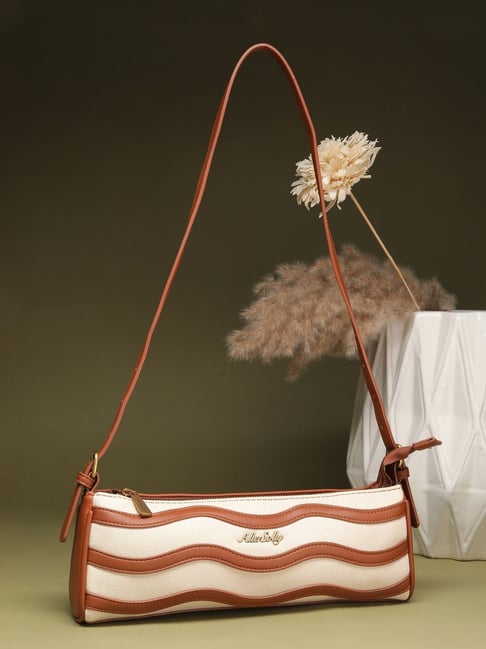 Women Tan Casual Sling Bag