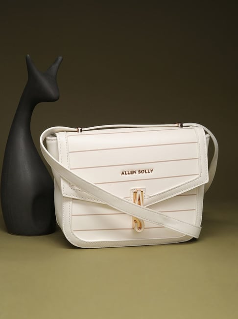 allen solly Women White Casual Sling Bag-picture-13