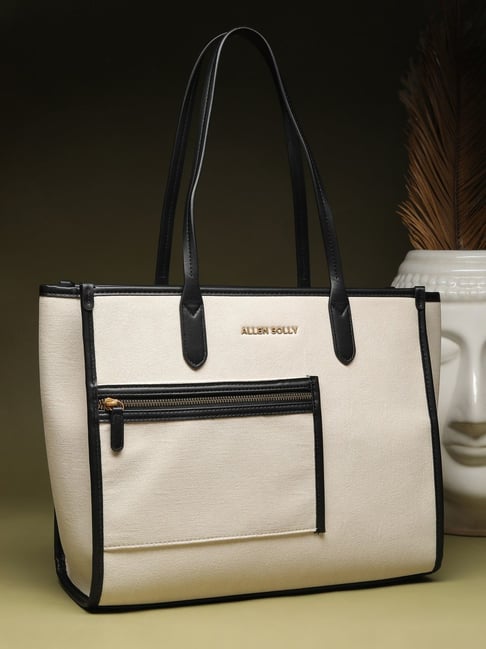 allen solly Women Beige Formal Tote Bag-picture-39