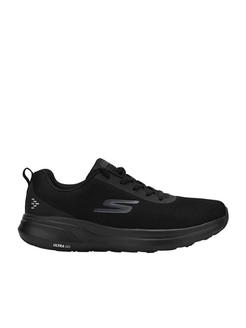 Skechers Men's Go Run Pure Black Running Shoes-picture-33