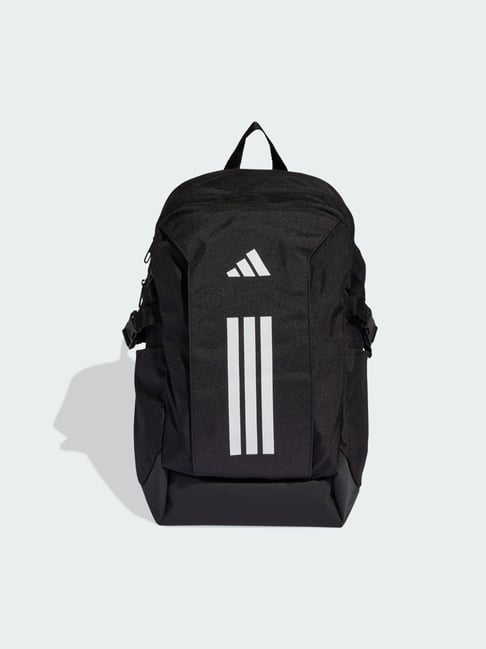 Adidas Black POWER VIII Striped Backpack-image-13