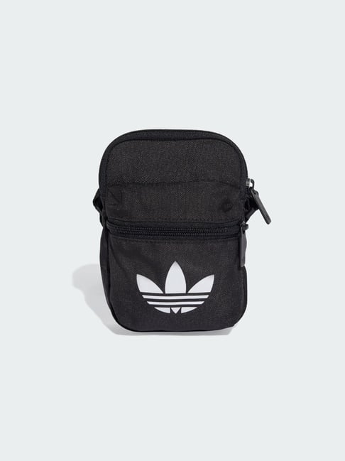 Adidas Originals Black Printed Cross Body Bag-image-7