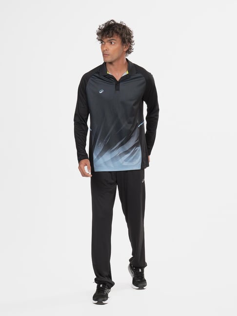 decathlon FLX - Cricket Polo Cp 500 Full Sleeve Regular Fit Polo Men Black-picture-32