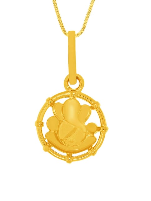 whp jewellers Waman Hari Pethe Jewellers 22 KT Yellow Gold Pendant-picture-23