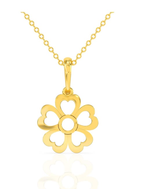 whp jewellers Waman Hari Pethe Jewellers Golden Garden Treasure Yellow Gold Pendant-picture-27