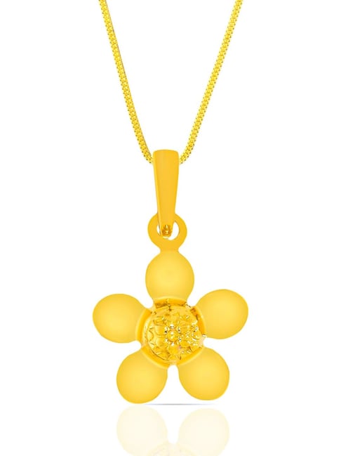 whp jewellers Waman Hari Pethe Jewellers Eternal Garden Pendant Yellow Gold Pendant-picture-18