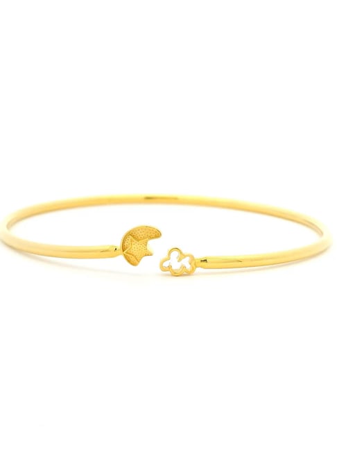 whp jewellers Waman Hari Pethe Jewellers 14KT BIS Hallmarked Yellow Gold Bracelet for Women-picture-40