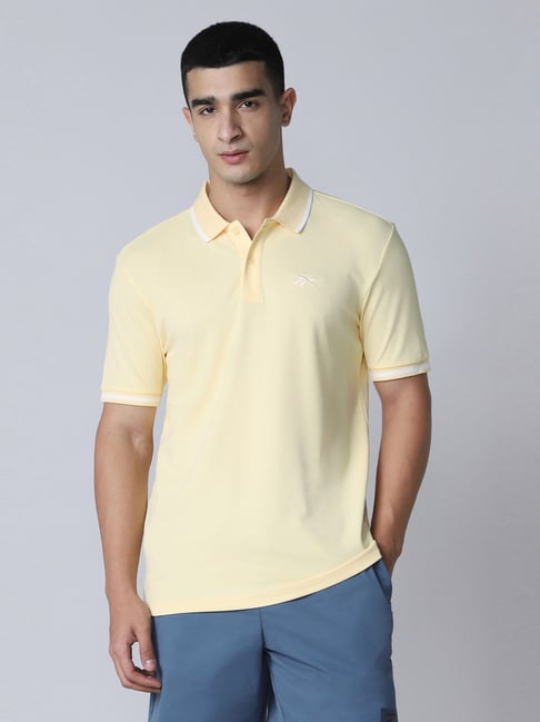 Reebok Men Yellow T Shirt-picture-23
