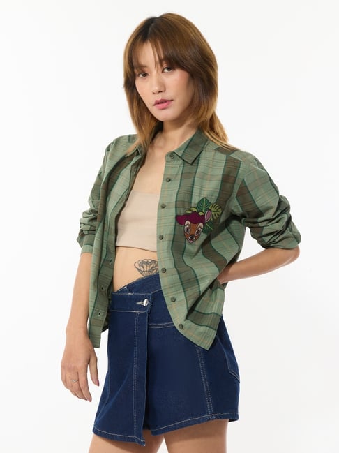 The Souled Store TSS Originals: Botanic Drip Women Shirt-picture-10