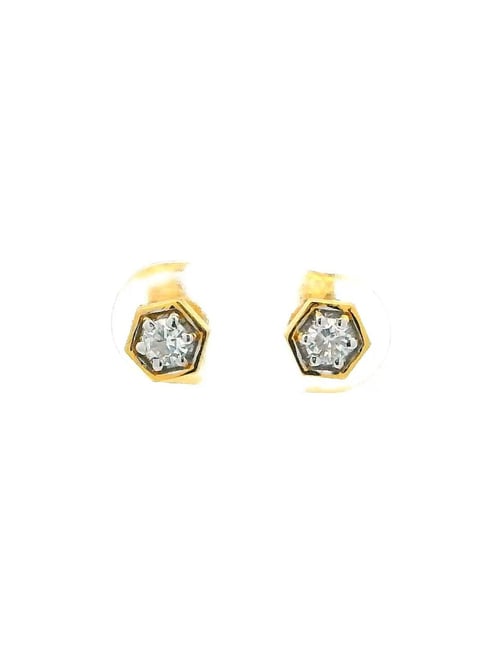 Waman Hari Pethe Jewellers 18k (750) Yellow Gold Earrings for Women