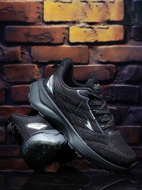 Asian Men's Powerplay 43 Black Running Shoes-picture-37