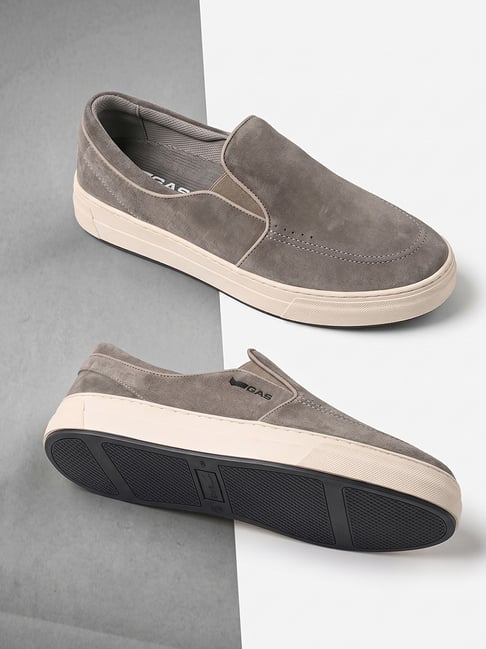 Gas Men's Zippi Grey Plimsolls-picture-26